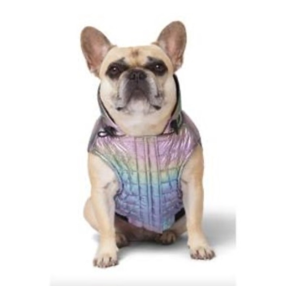Canada Pooch Shiny Puffer Vest Size 8 for 1-5lbs - Picture 2 of 4